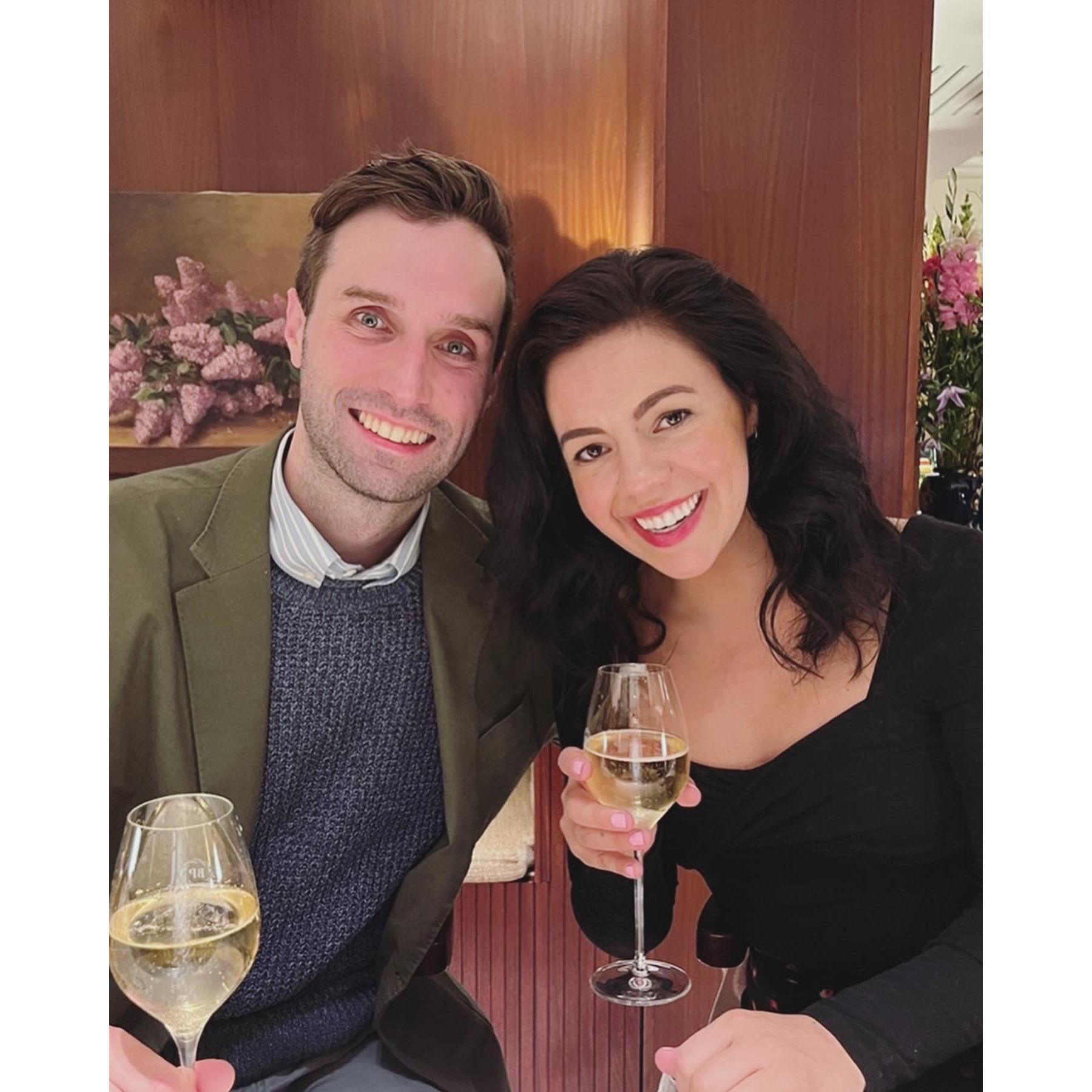 Morgan's 29th birthday in Paris!