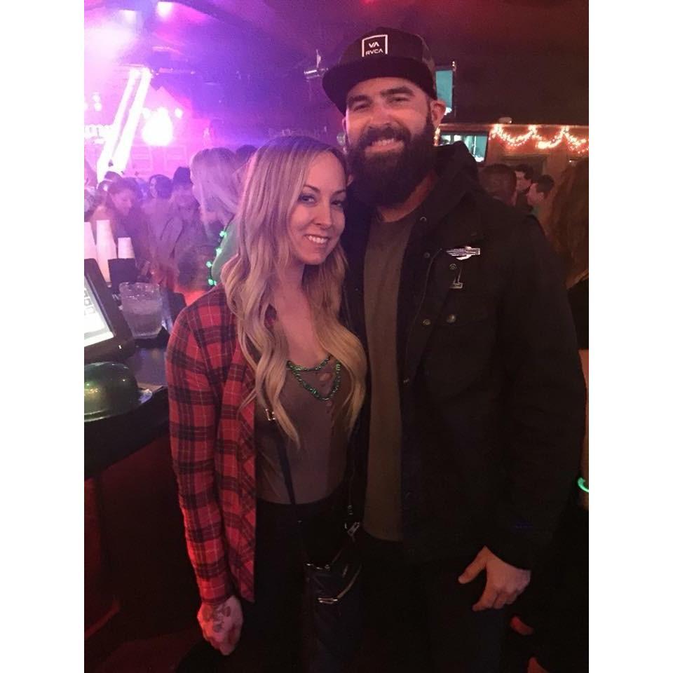 Our first photo together and the first time Bryan said "I love you" St Patricks Day 2018