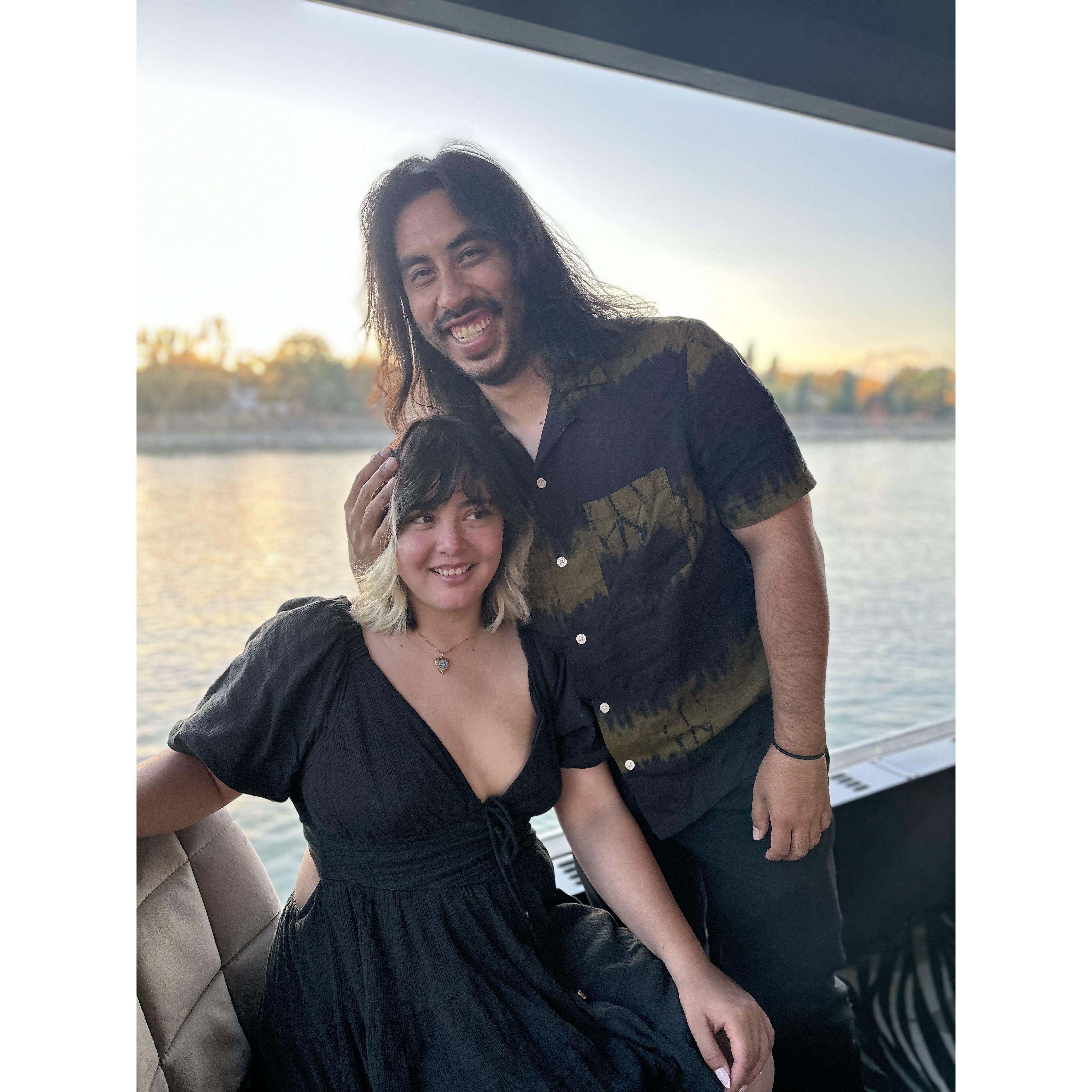 I was convinced Jay would propose during this unlimited Prosecco boat ride