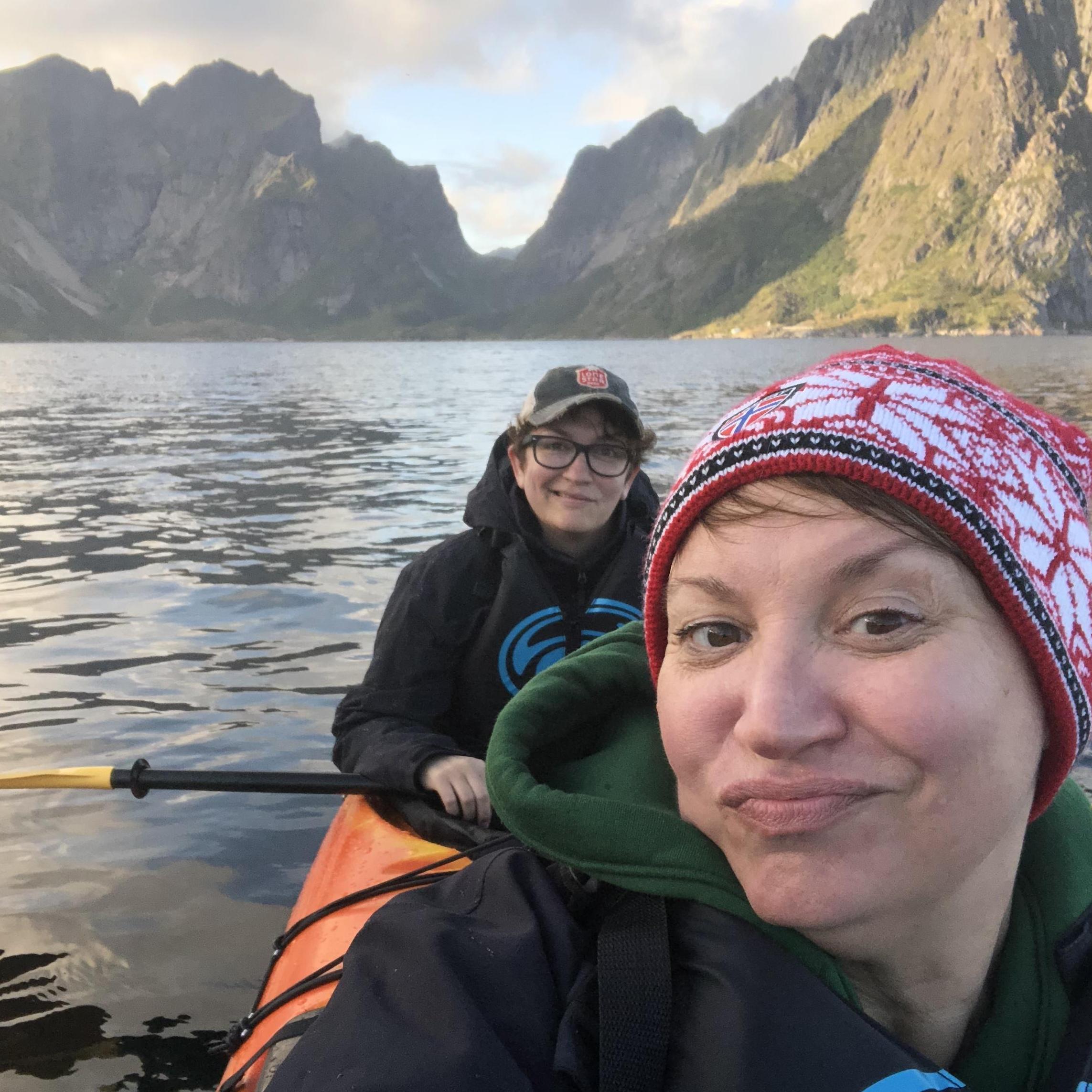 Tricia's first kayak adventure. (PS, she loves it.)