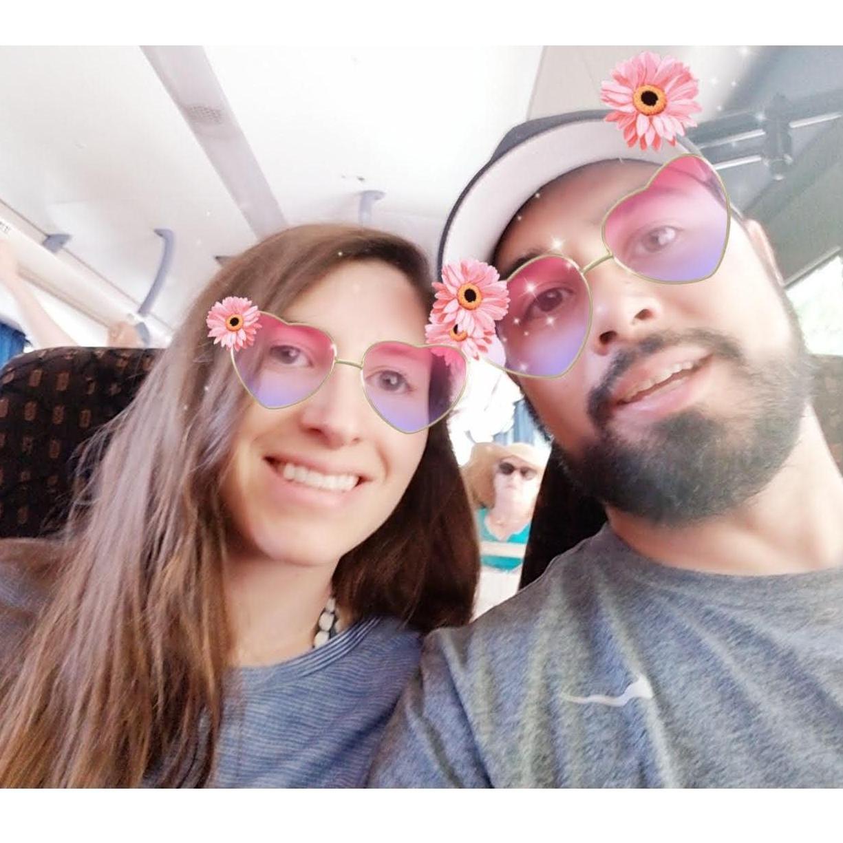 Glasses for the bus ride to Krka National Park and Falls, Croatia!