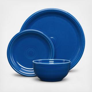 Bistro Coupe 3-Piece Place Setting, Service for 1