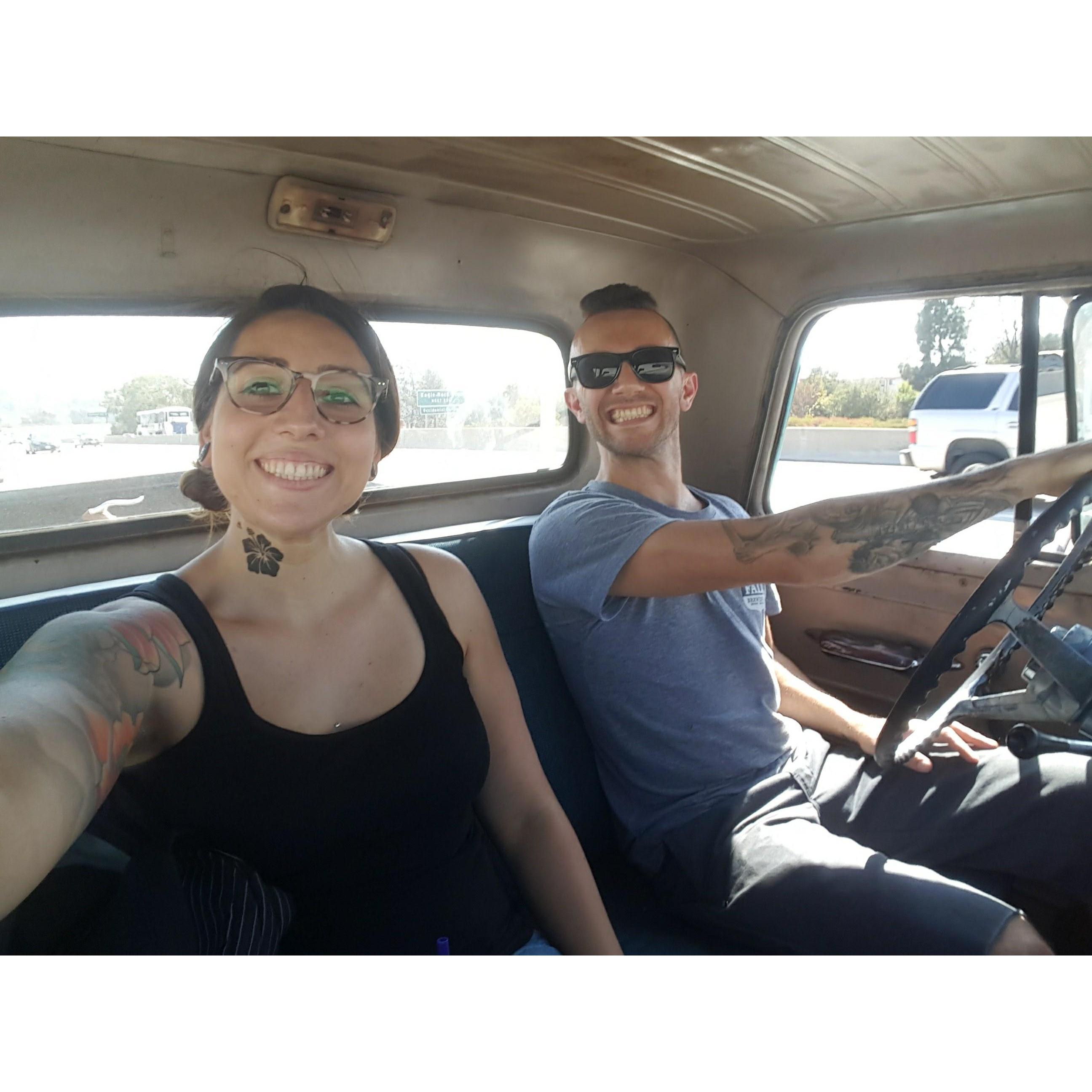 Excited to take nicks truck for a spin!