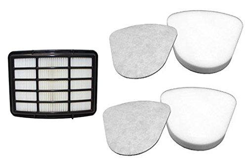 Smartide 2 Pack Kit for Shark Navigator Lift-Away Nv350 Nv351, Nv352, Nv355, Nv356, Nv357 Pre-Filter Foam and Felt + 1 Hepa Filter for Shark Part # Xff350 & # Xhf350