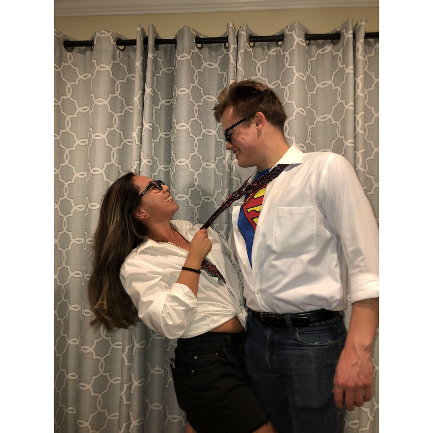 Halloween: Superman and Lois Lane!