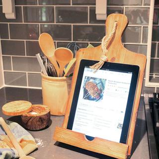 Cutting Board Book Holder