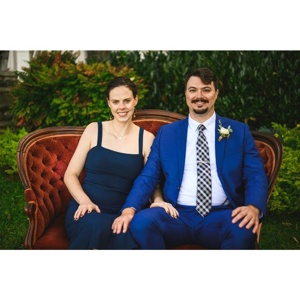 At our friends Brent & Grace's wedding, October 2021.