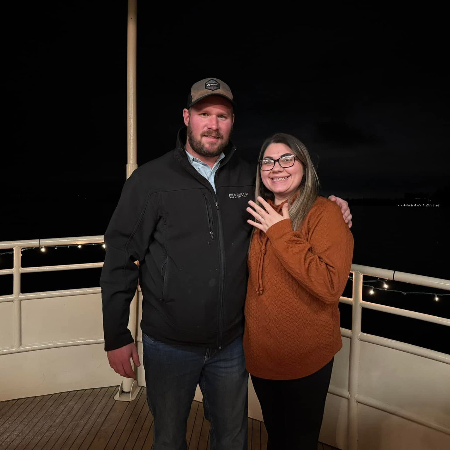 After he popped the question <3