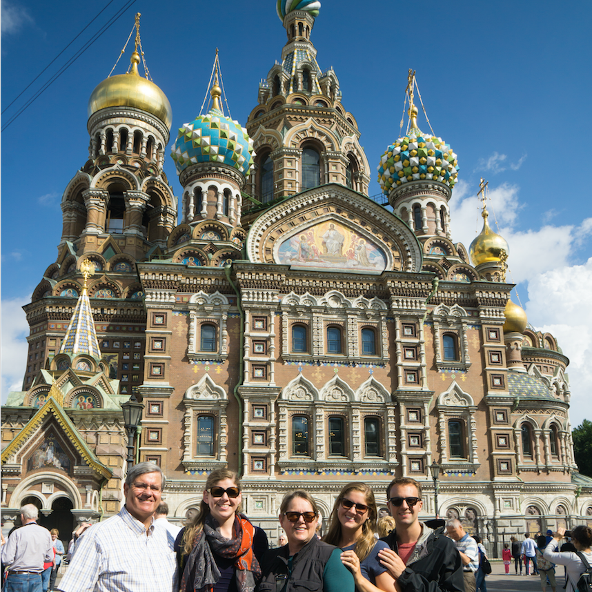 St. Petersburg with Kate's family, 2017