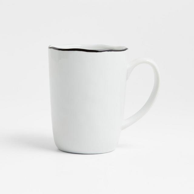 Mercer Black Rim Mug