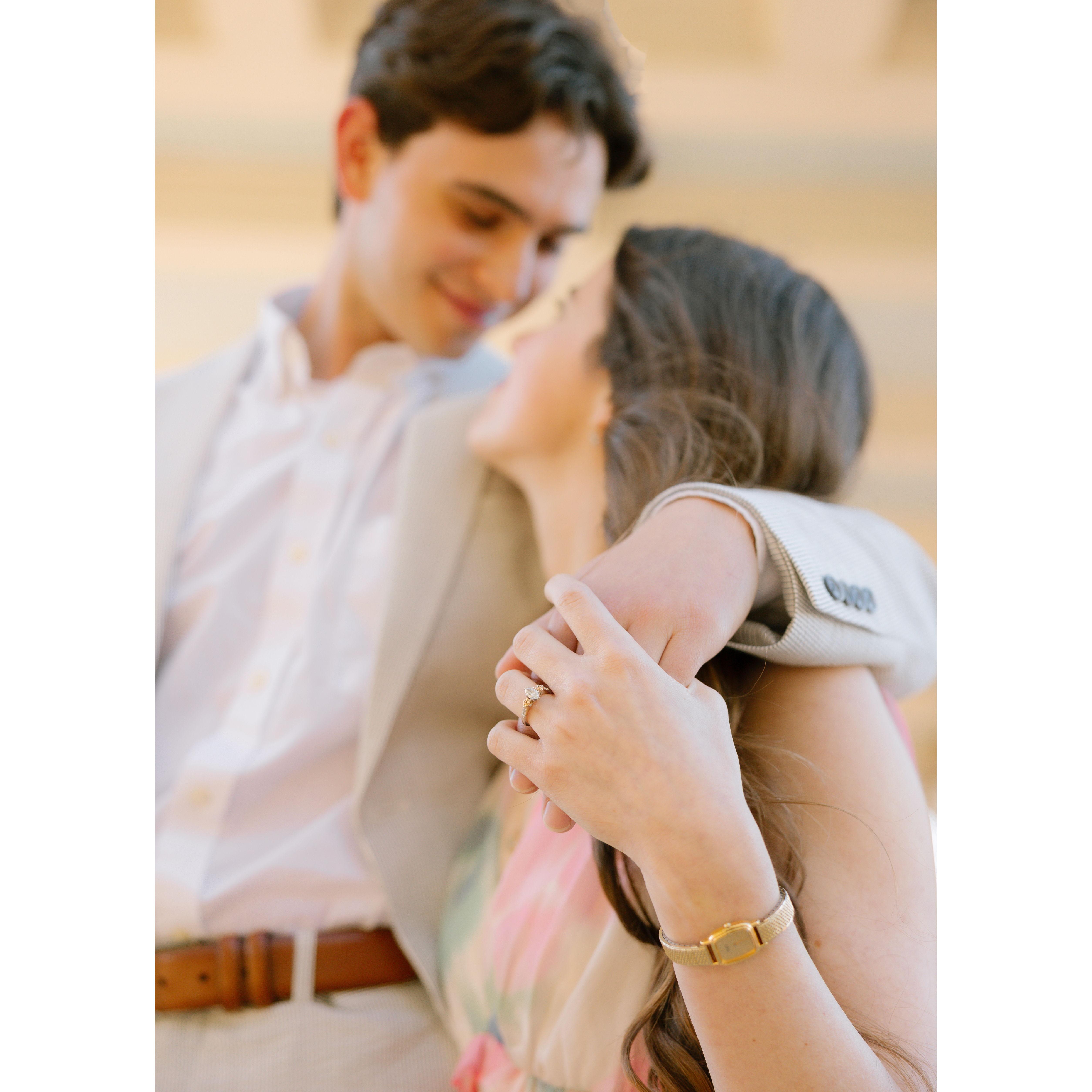 Engagement photos in City Park, New Orleans