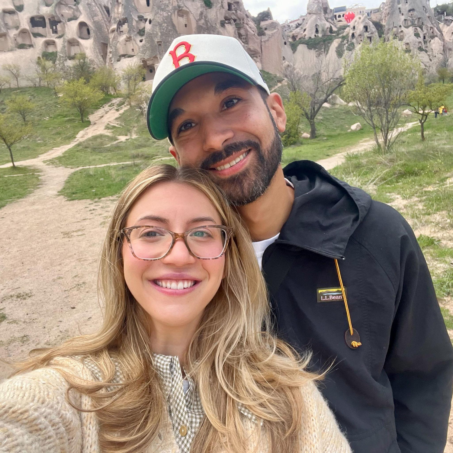 Touring the fairy chimneys of Cappadocia.