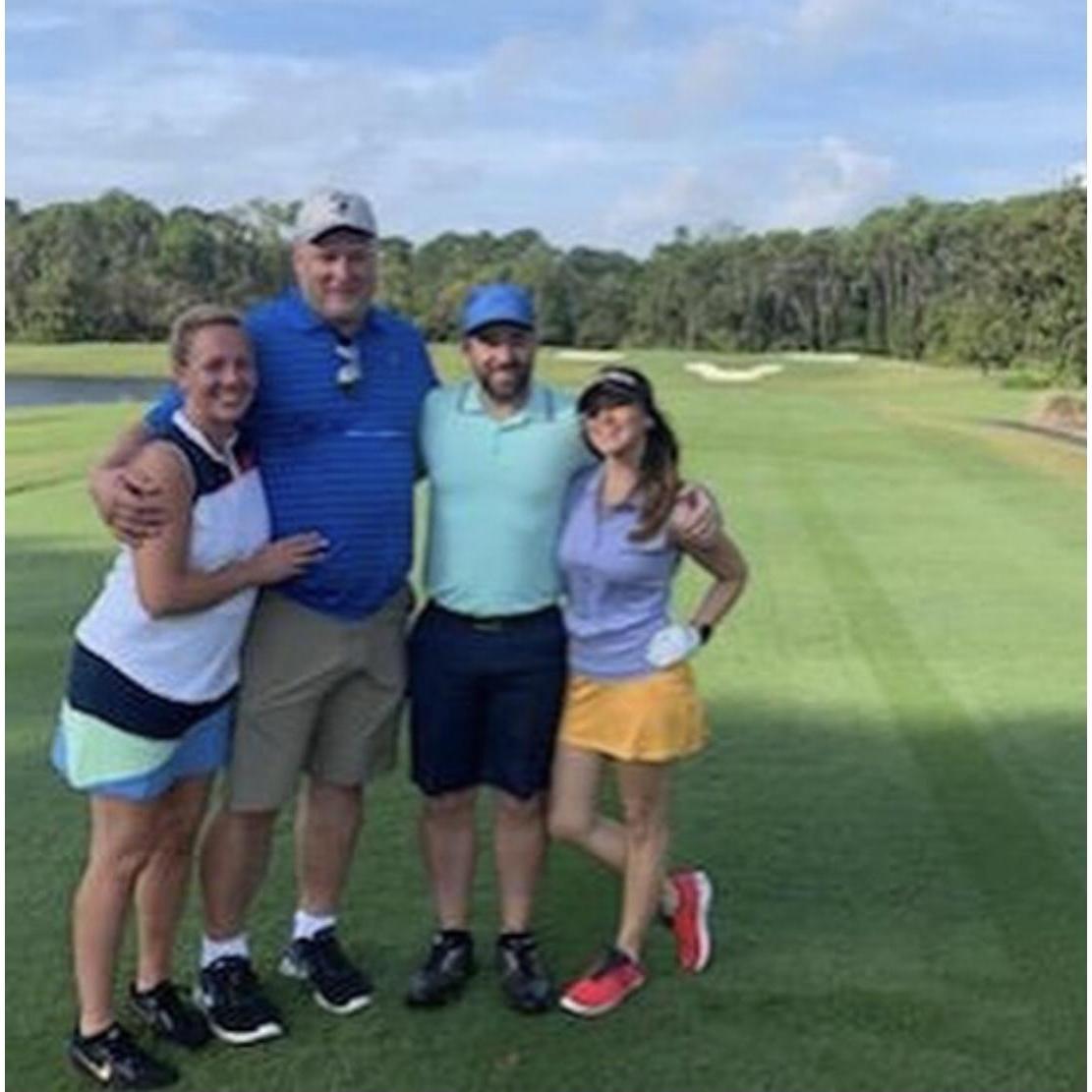 Disney golf with Andy and Bridget