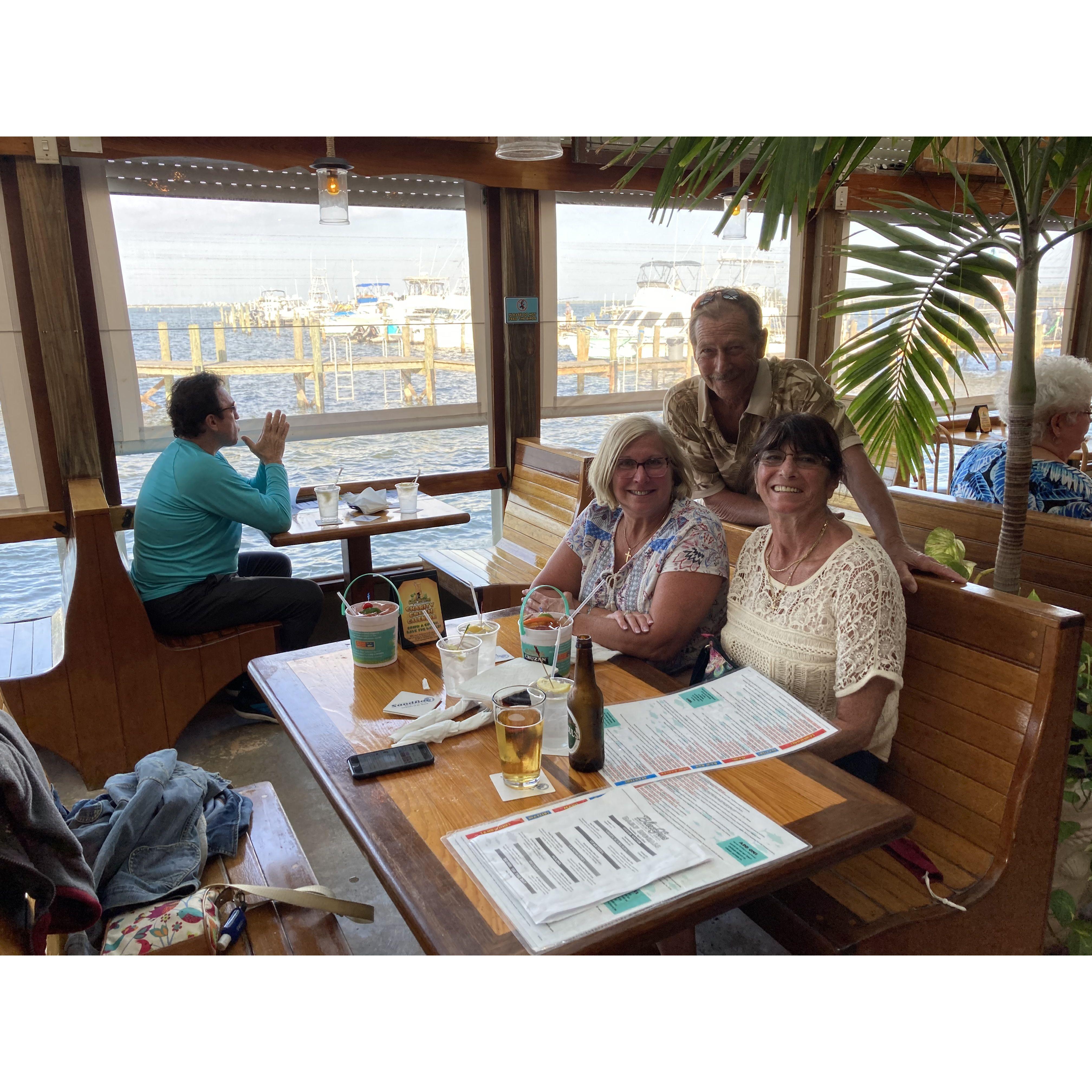 Judi with her Besties, Ted & Lila Williams