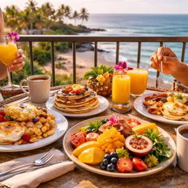 Breakfast for 2 in Hawaii
