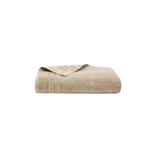 Cariloha Bath Sheet | Stone | 40"x72" | Turkish Cotton & Viscose Material Blend | Extra Smooth, Odor Resistant and Highly Absorbent