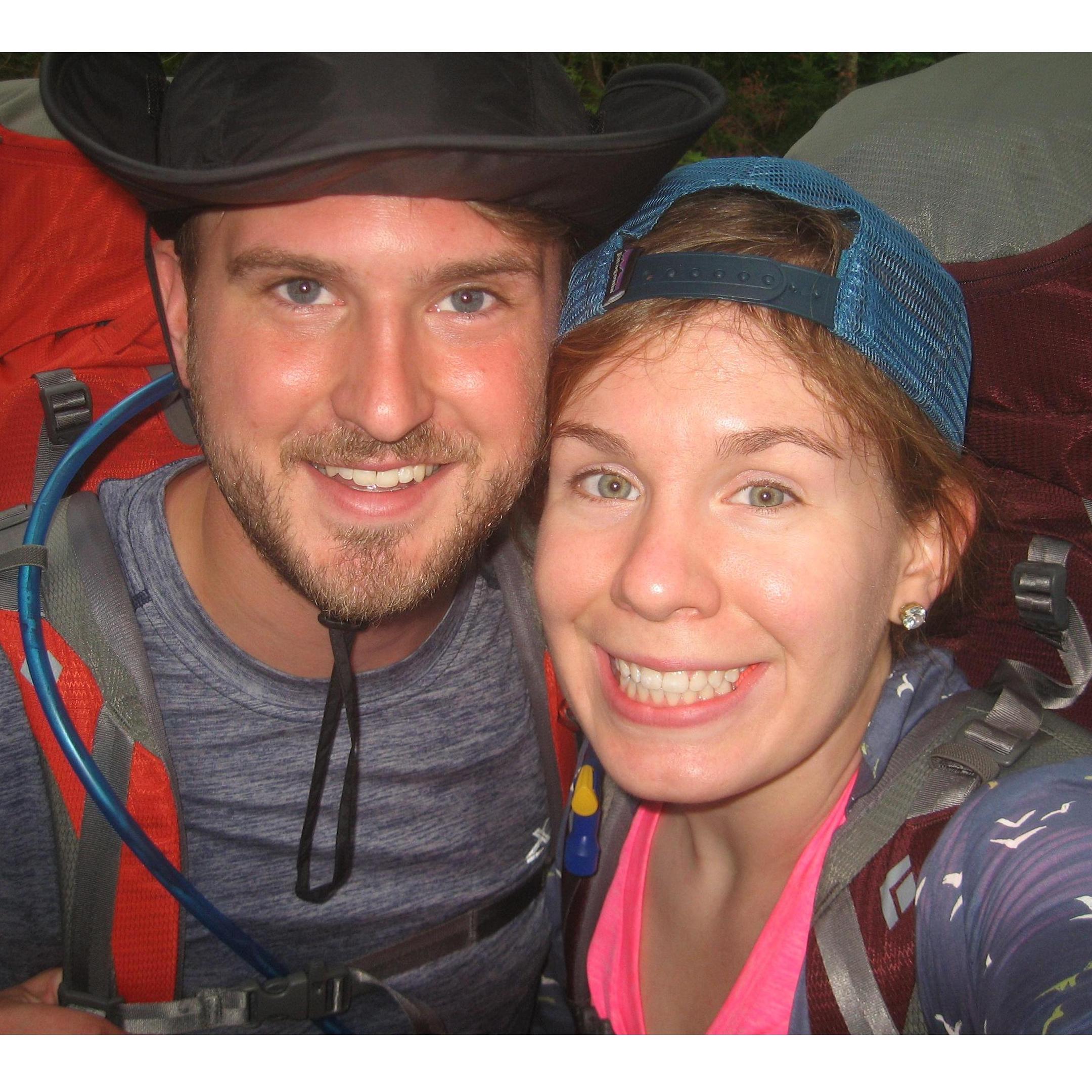 We're sporty and went backpacking in the Porcupine Mountains!