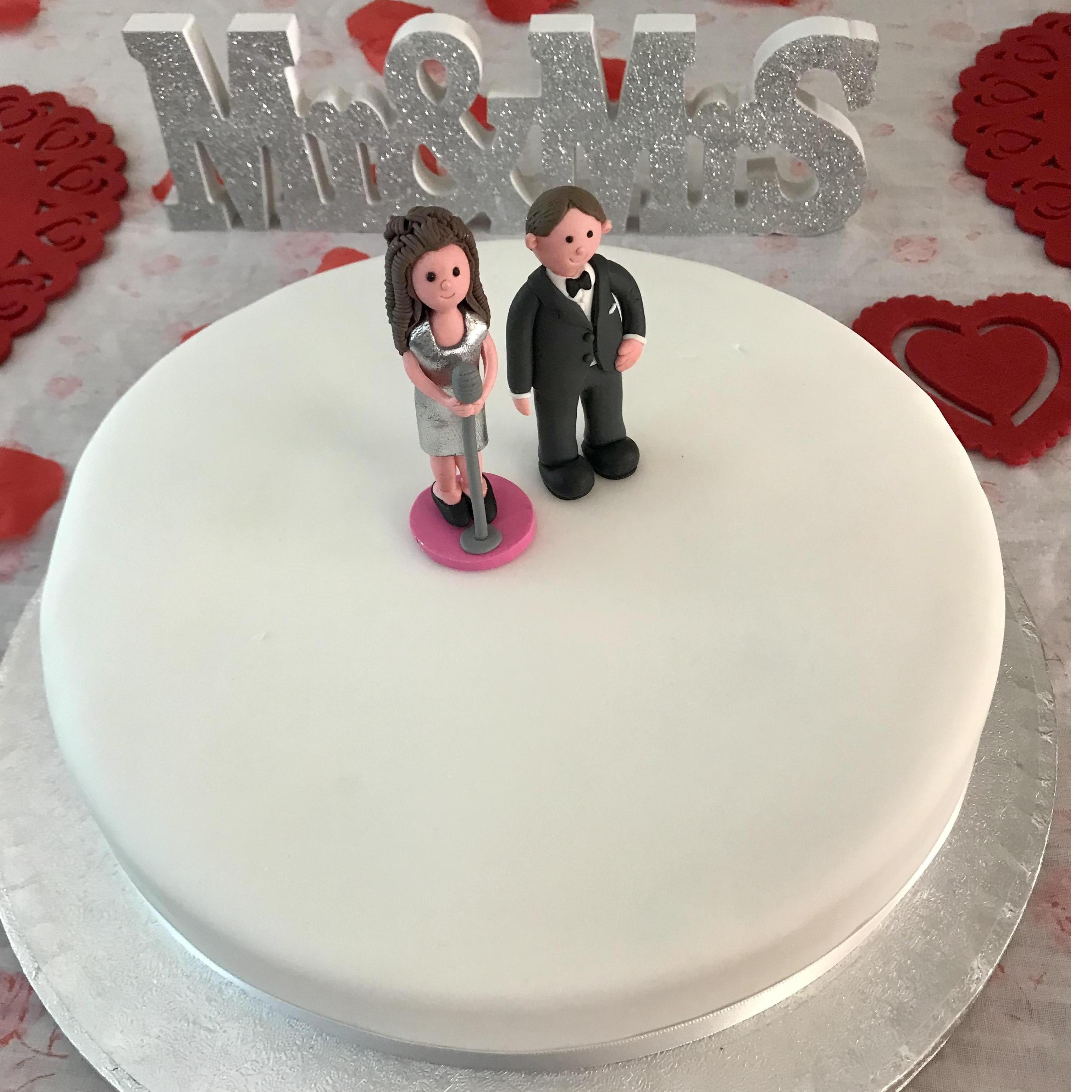 Our wedding cake and toppers
August 2021
