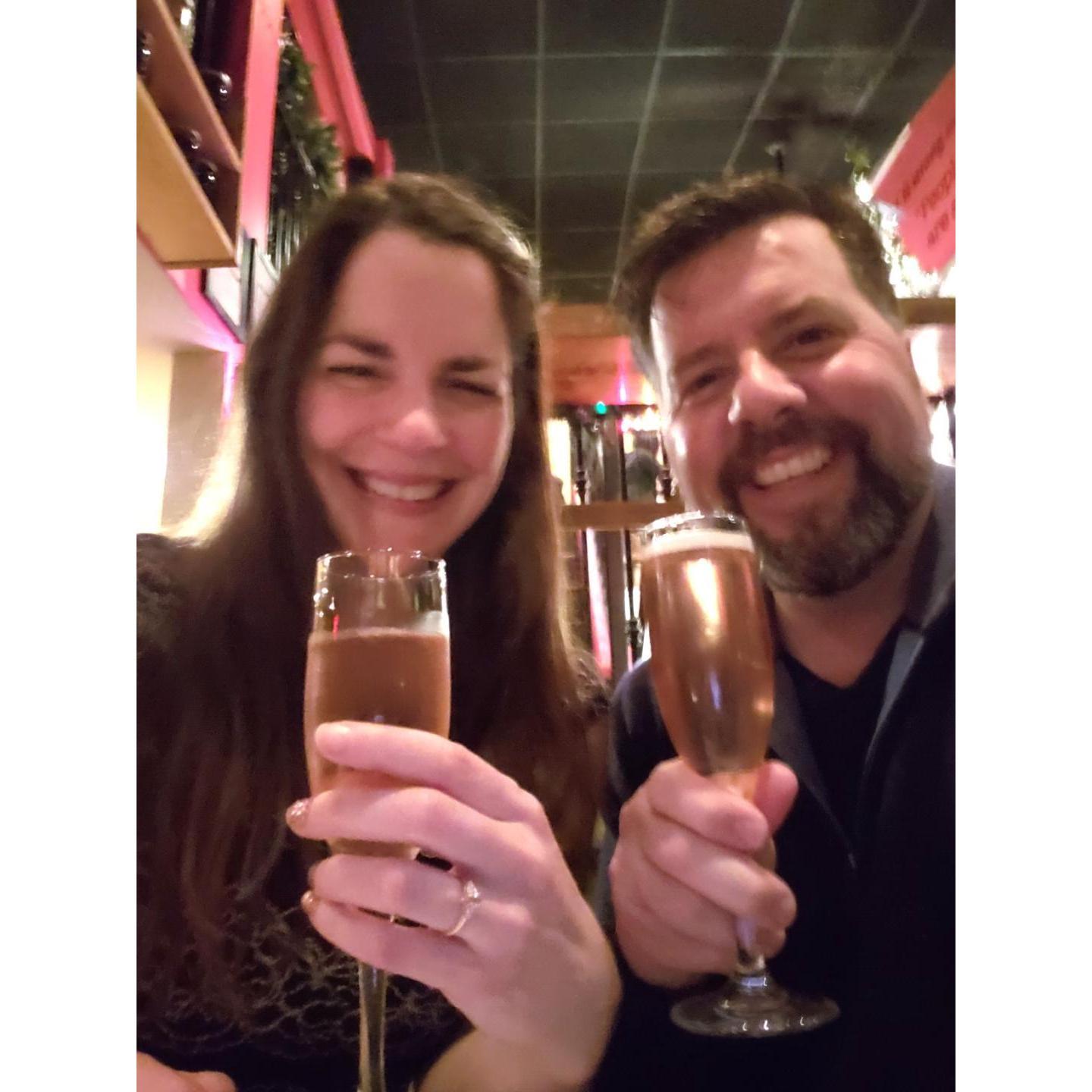 The night we got engaged :)
