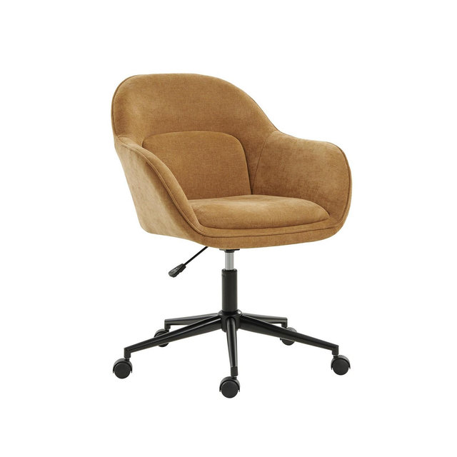 Jose Office Chair Durable Metal Base with Rolling Casters