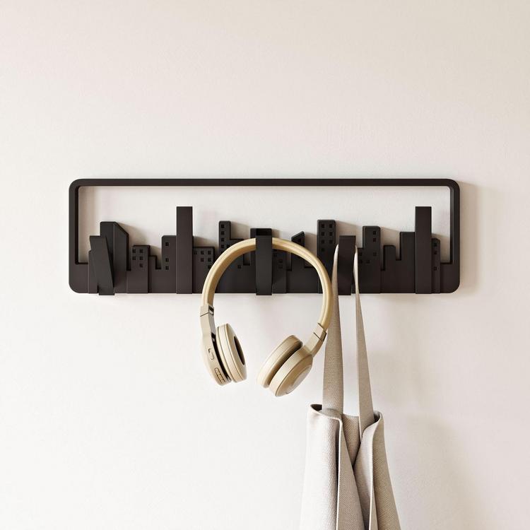 Umbra Cubiko 5 Hook Wall-Mounted White 