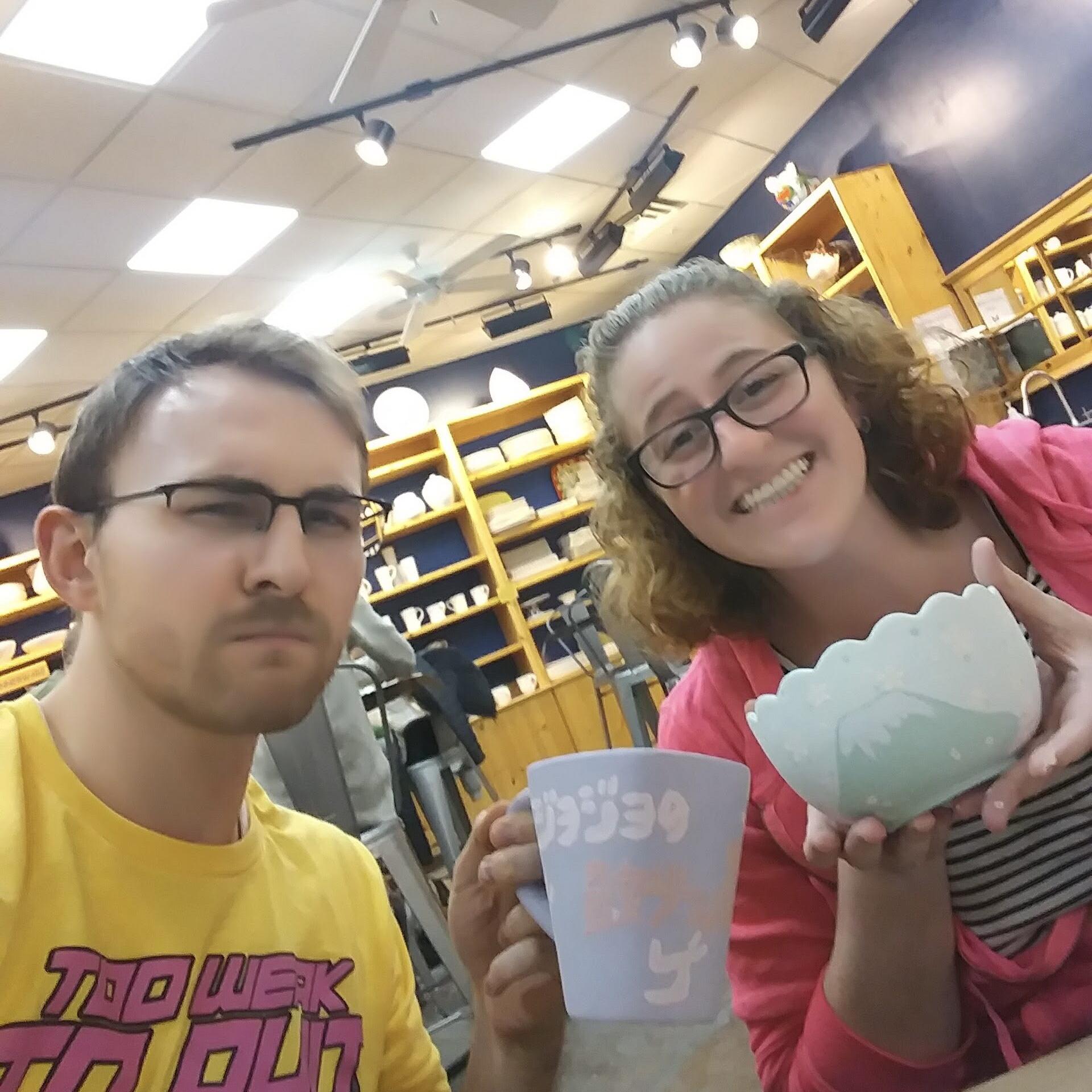 Our second date at Color Me Mine