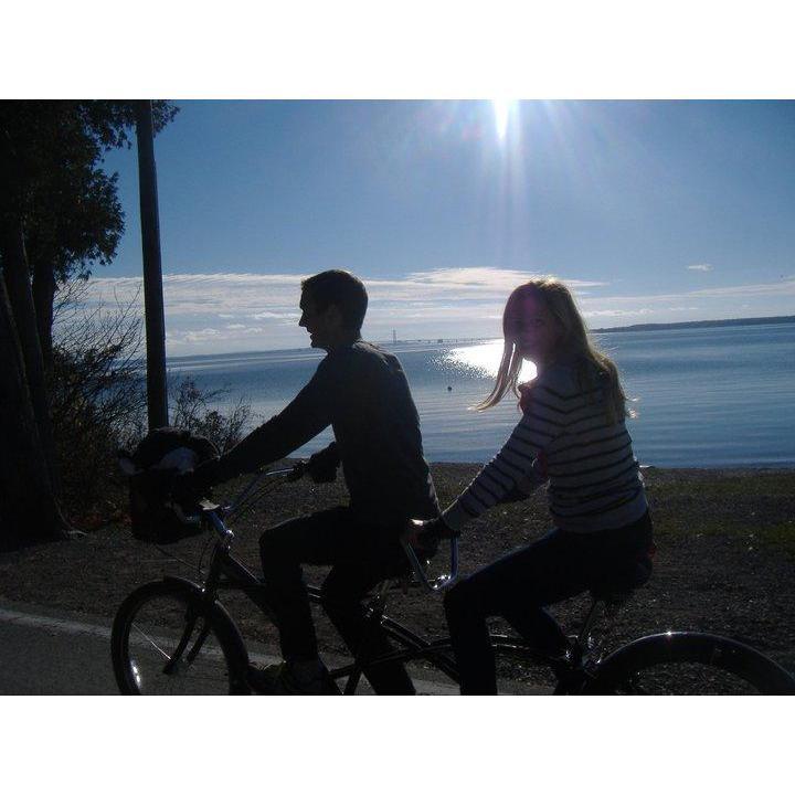 Fall 2010 - Our first (extremely cold) camping trip together and visit to Mackinac Island