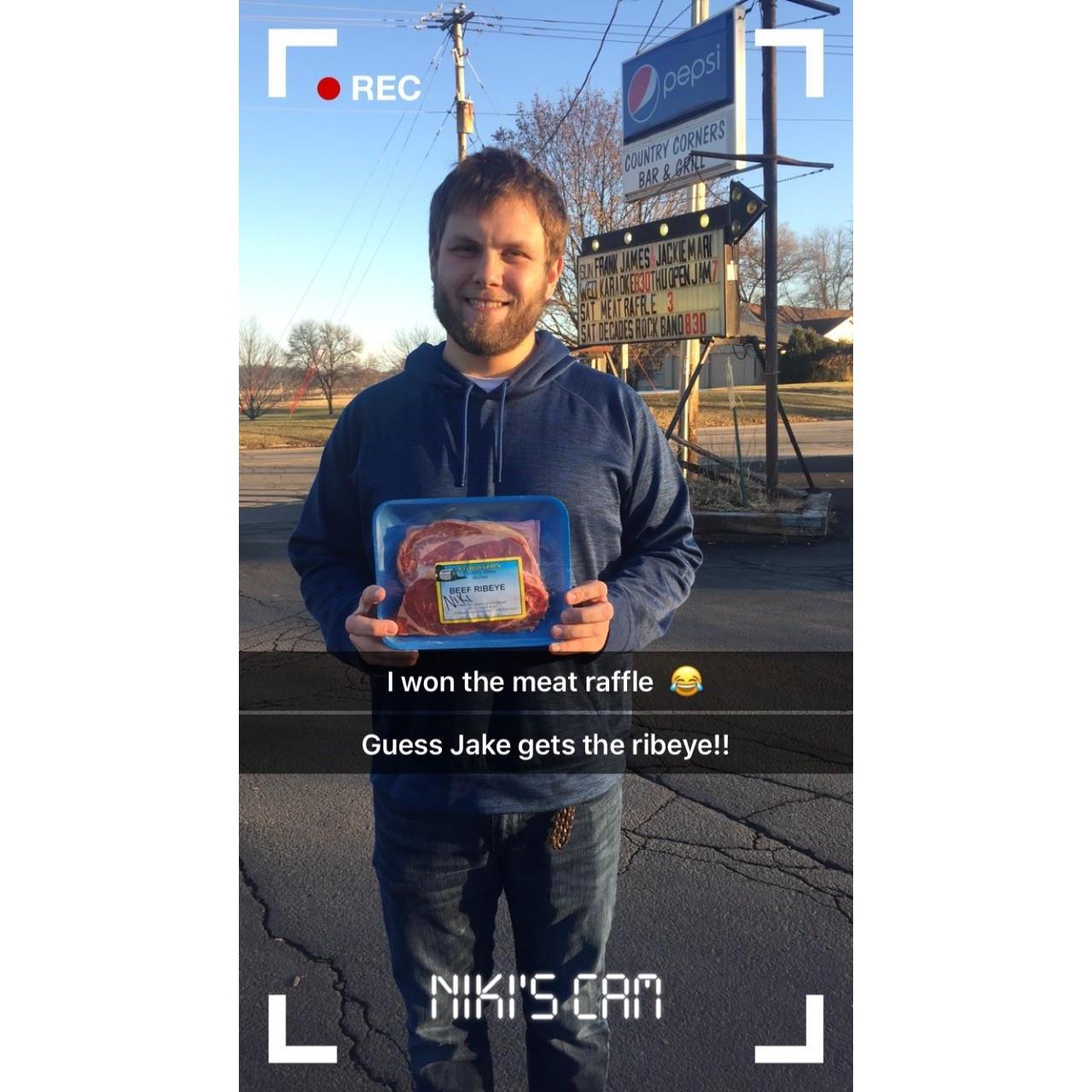 Winning meat for my boo!