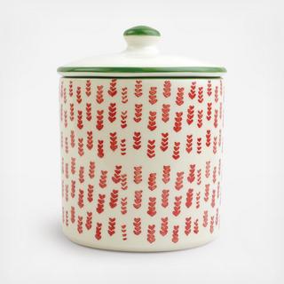 Mistletoe Arrow Cookie Jar