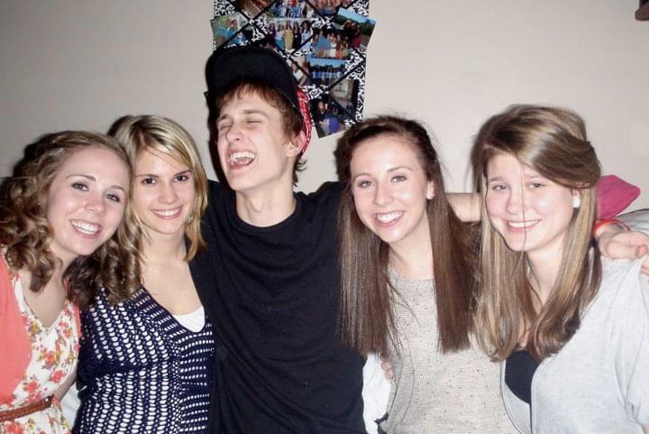 One of our first pictures together Freshman year at UC