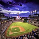 Baseball Game at Rockies Stadium