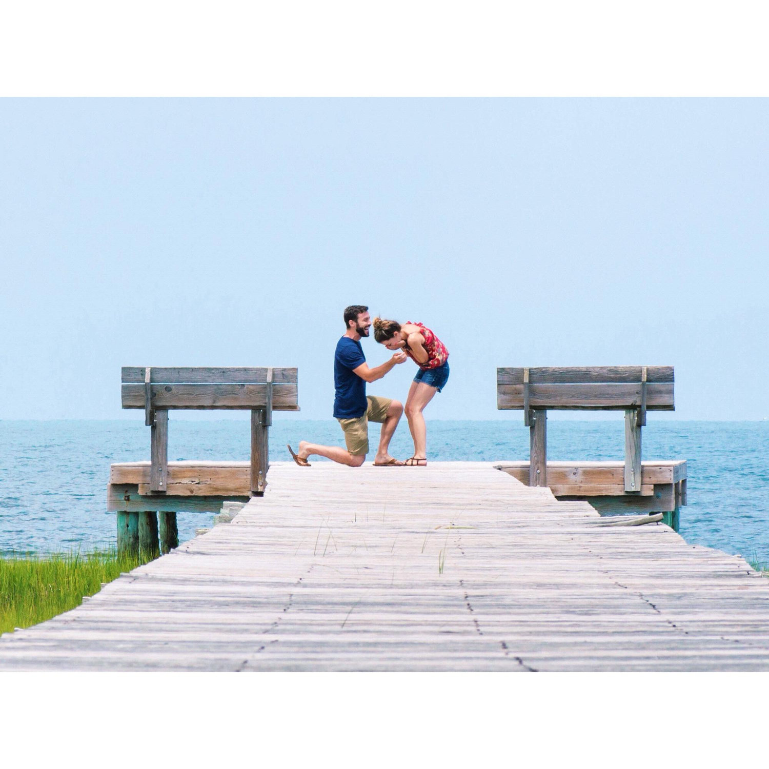 Right after Trevor popped the question and DROPPED the RING between the cracks on the dock and Taylor was simultaneously laughing and crying so hard he started worrying she wasn’t saying yes...