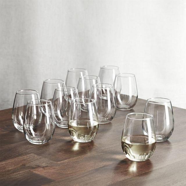 Stemless Wine Glass 11.75oz No Stem Wine Glasses Fancy 