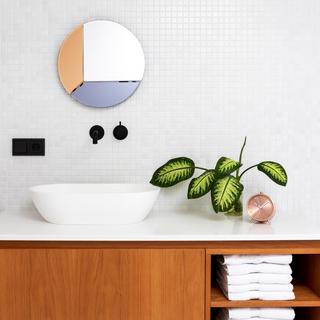 Mosaic Round Mirror