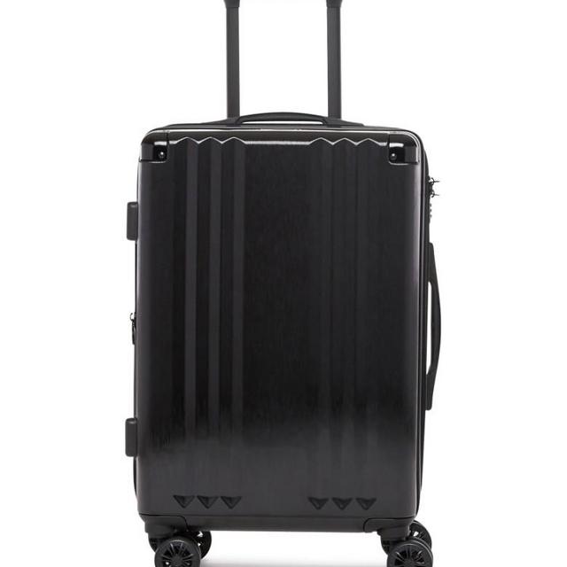 Ambeur 20-Inch Rolling Spinner Carry-On (Black)