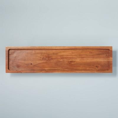 Natural Wood Footed Décor/Serve Stand - Hearth & Hand™ with Magnolia