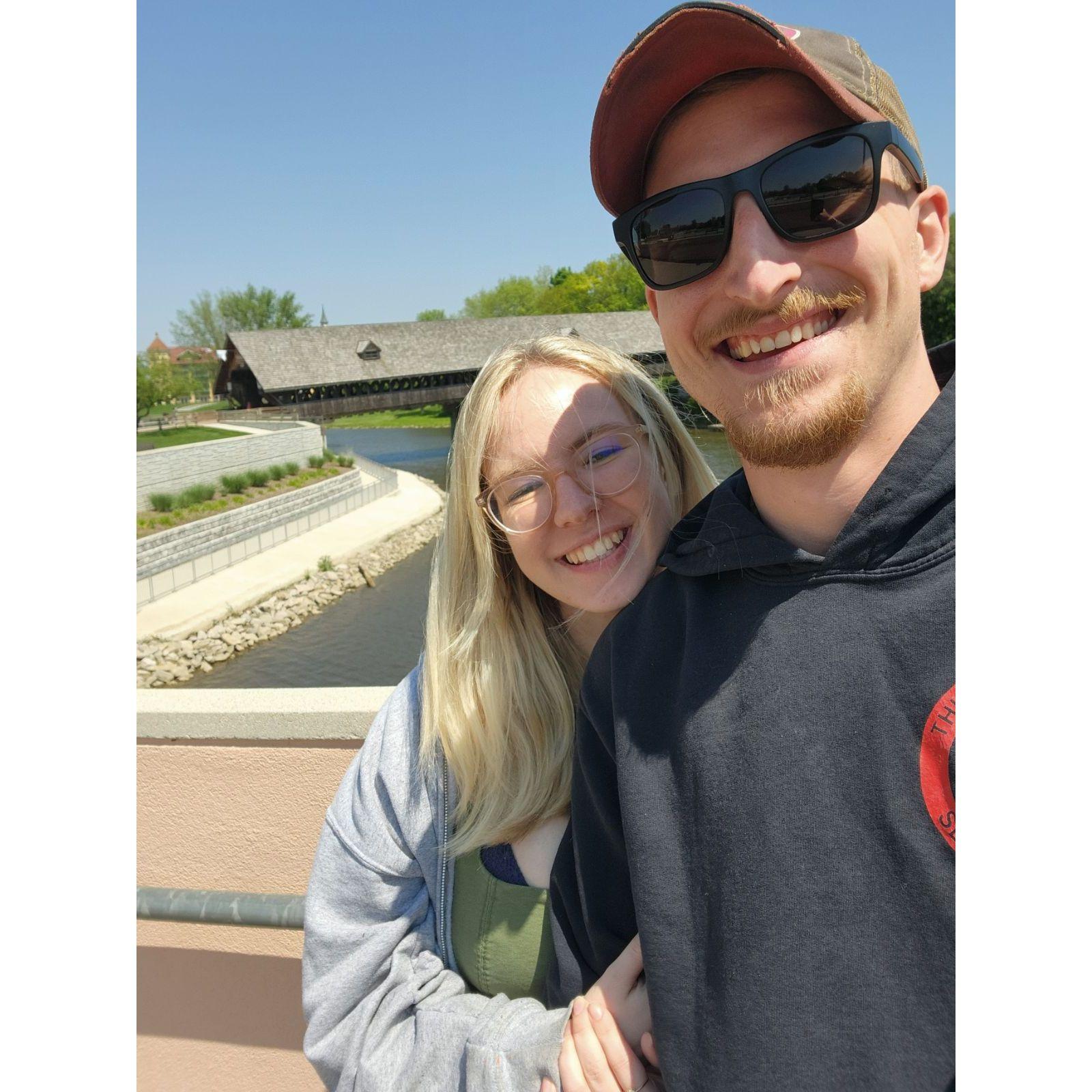 Celebrating Daniel's birthday at Frankenmuth