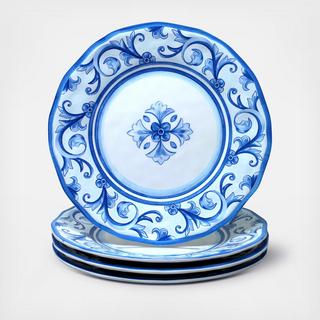 Mallorca Melamine Salad Plate, Set of 4