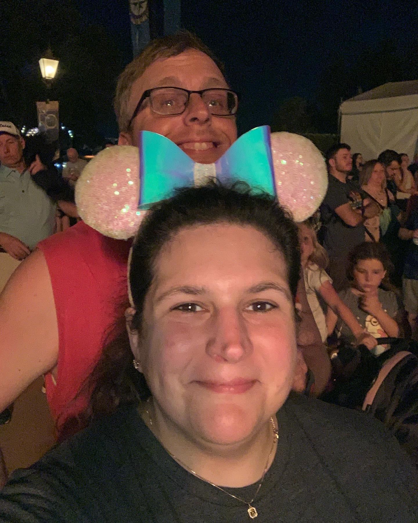 Watching EPCOT fireworks