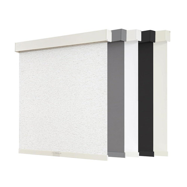 AOSKY 100% Blackout Roller Shades Cordless Blinds for Windows, Free-Stop Shades with Valance, Thermal Insulated Fabric, UV Protection, Natural Woven Blinds for Home (33" W x 72" H, Linen Beige