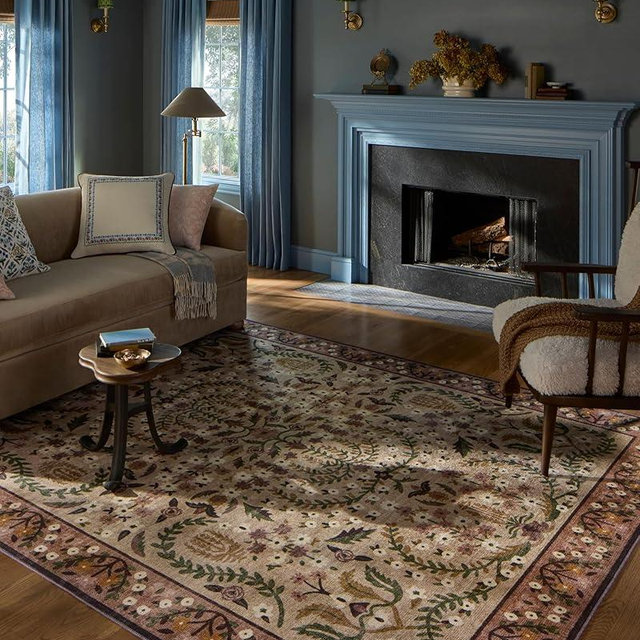 Loloi Rifle Paper Co. Canopy Collection CNP-03 Aubergine 2'-3" x 3'-9" Accent Rug