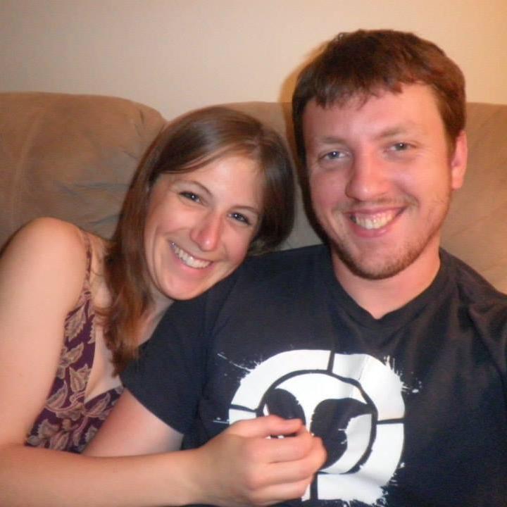 In our first apartment together, circa 2014.