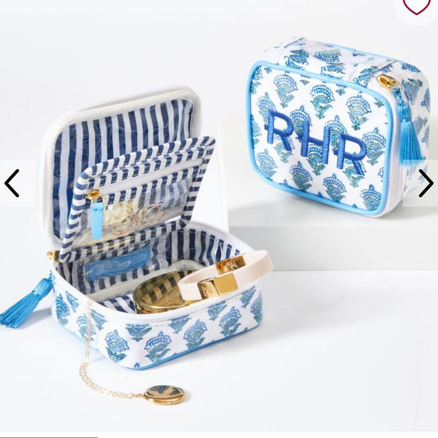 Clear Coated Travel Jewelry Case
