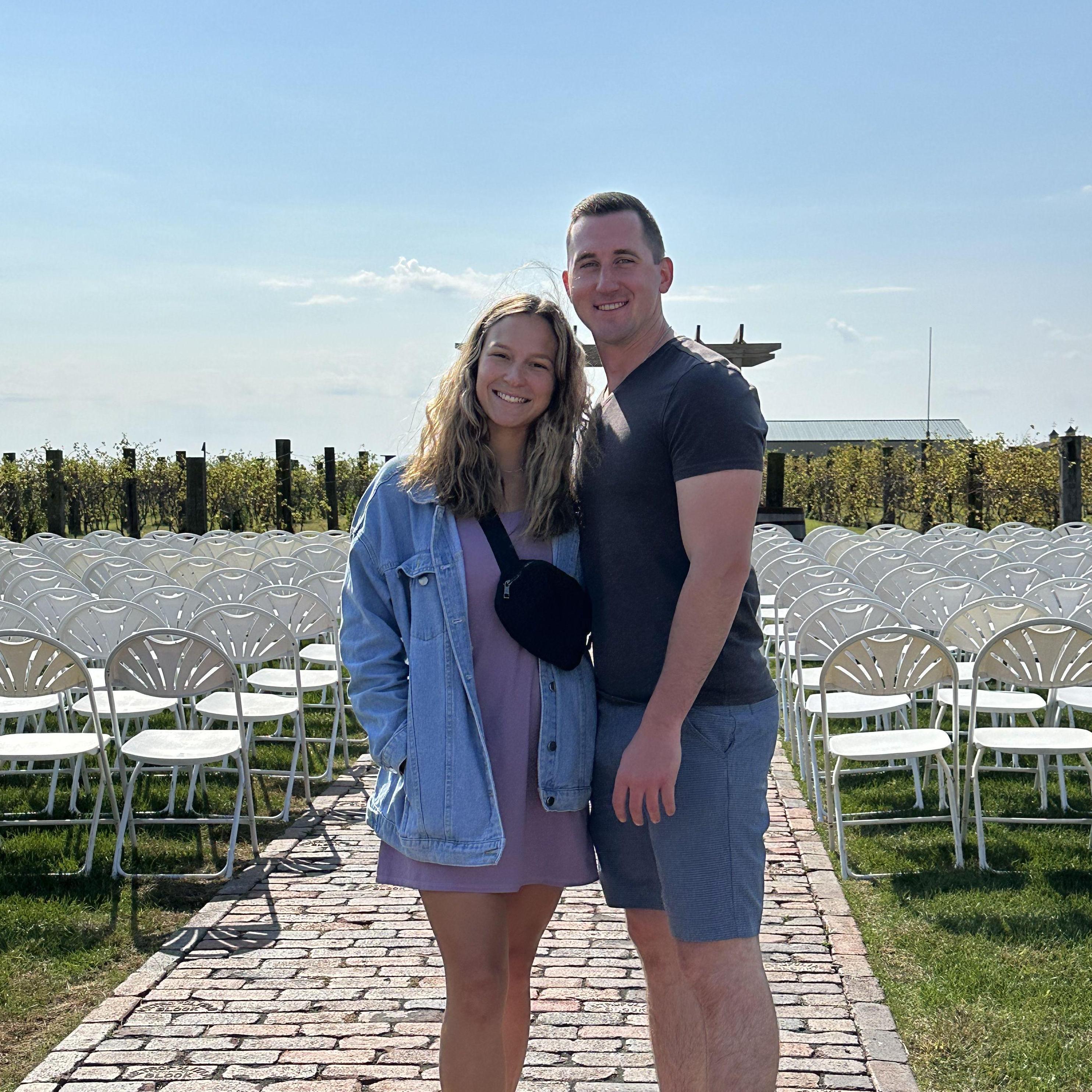 364 days until we walk down this aisle!