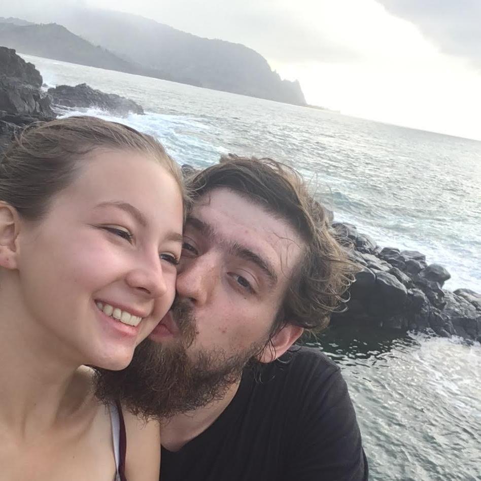 10/7/18 - Queen's Bath on Kauai has amazing, powerful tide pools! Jason was brave and went for a swim!