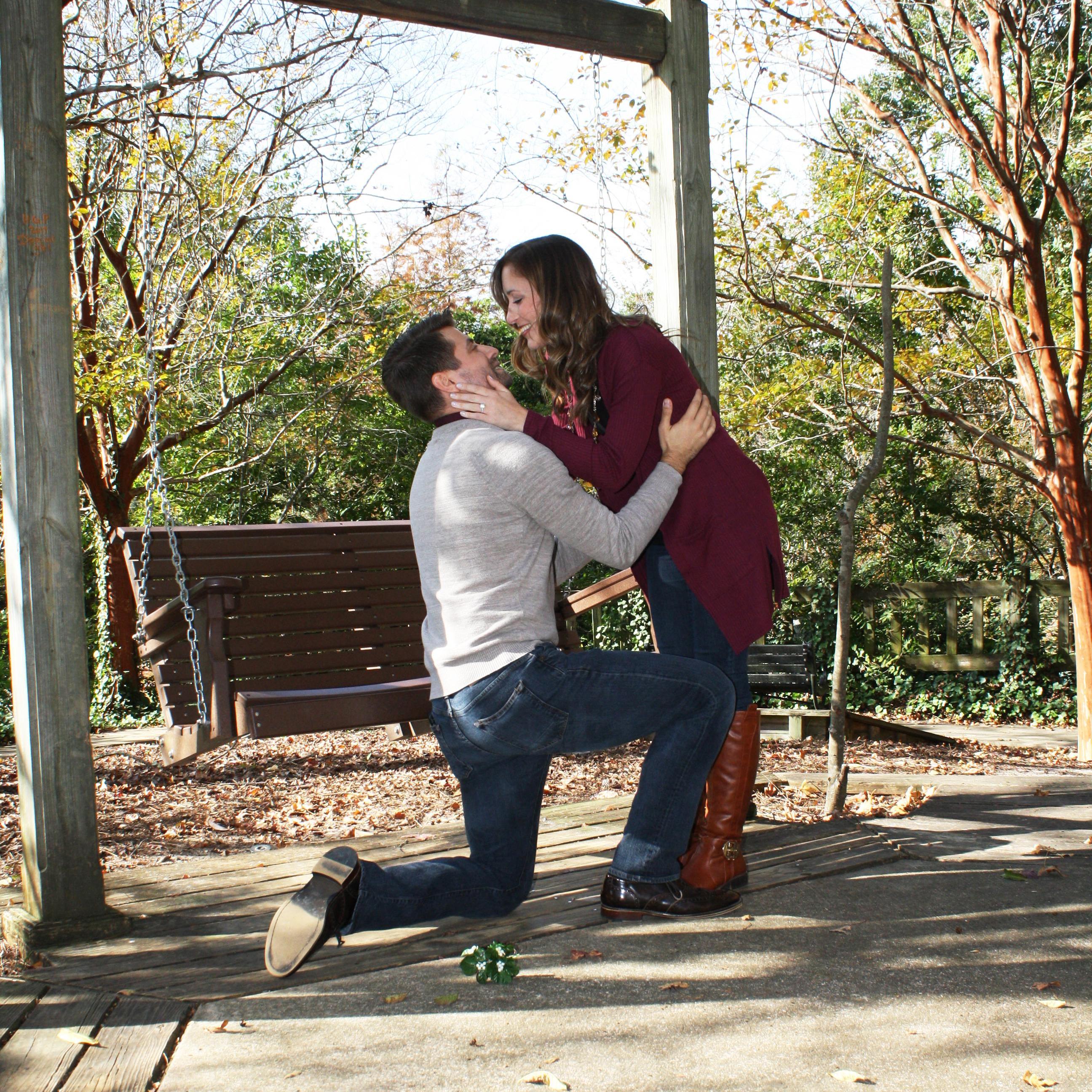 Derek proposed!