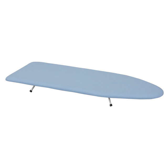 Household Essentials Tabletop Ironing Board, Collapsible, Blue