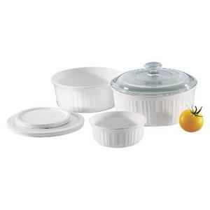 CorningWare 6pc Bakeware Set White