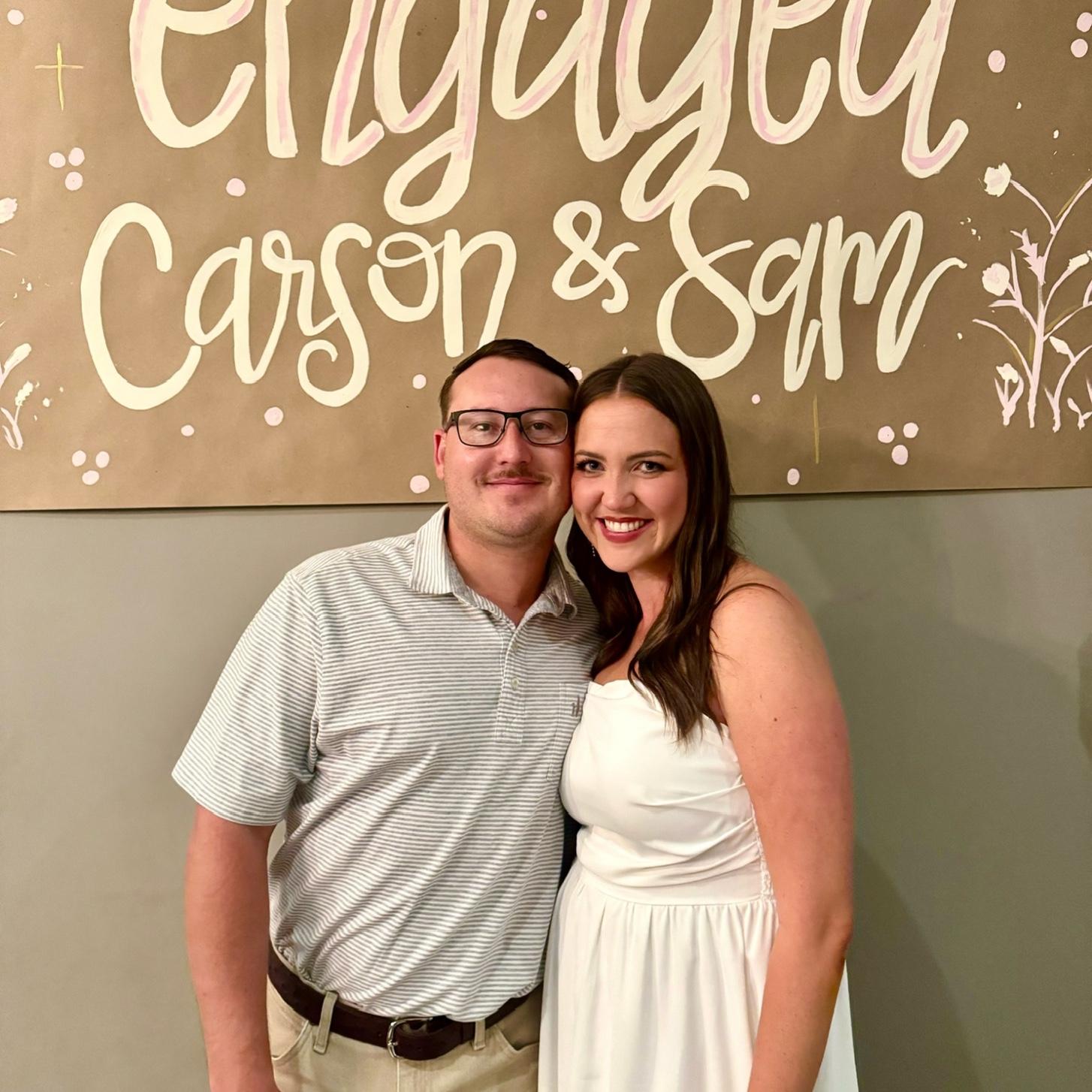 Thankful for our Starkville friends and family who celebrated our engagement!