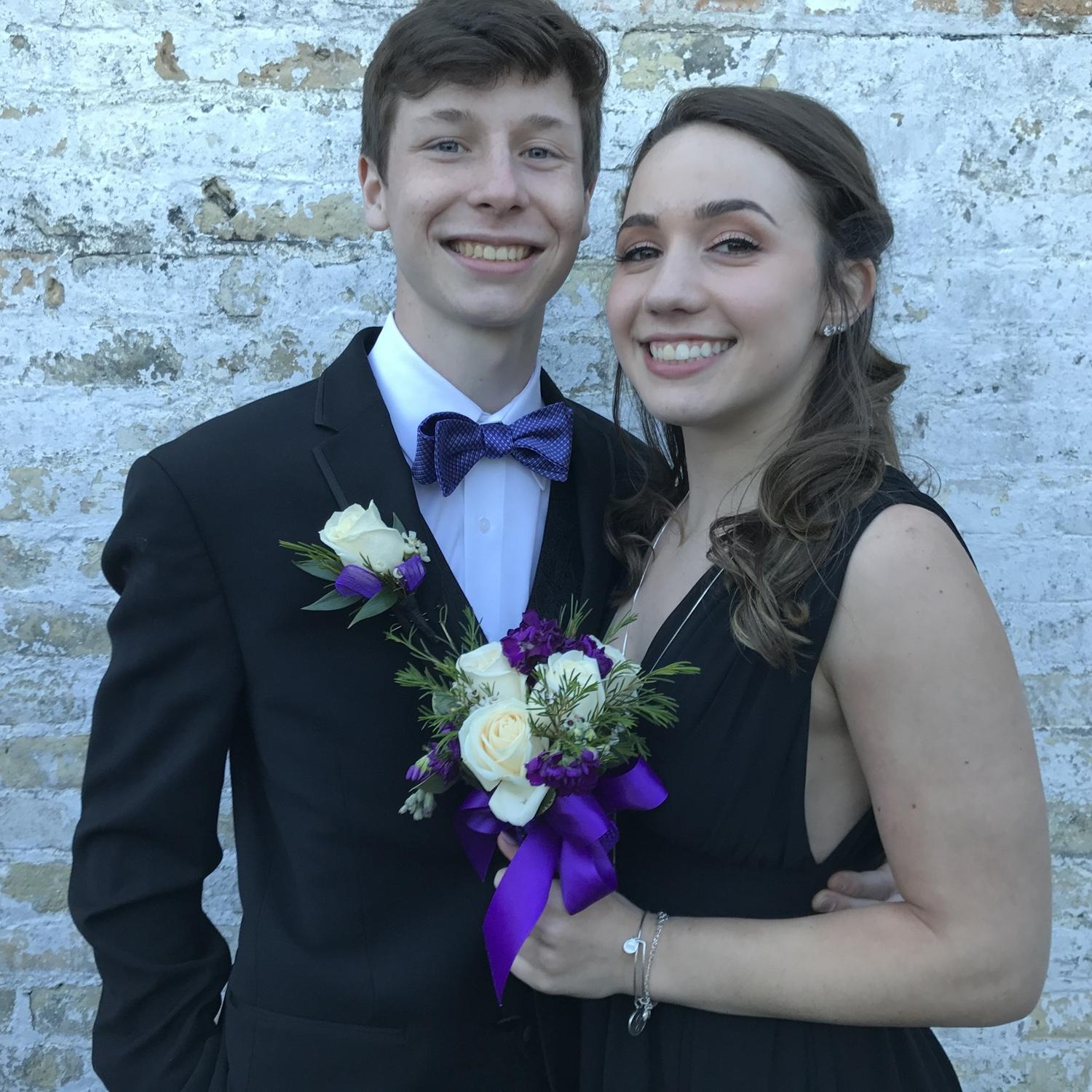Jenna & Dom’s first prom together (2017)